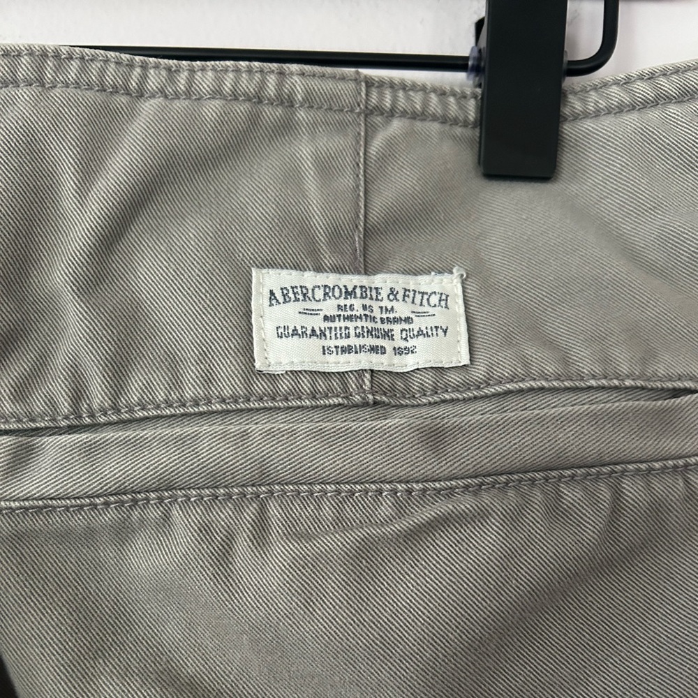 Vintage Abercrombie & Fitch Grey 100% Cotton Chino Pants, Women’s, Size 2 - Picture 6 of 6